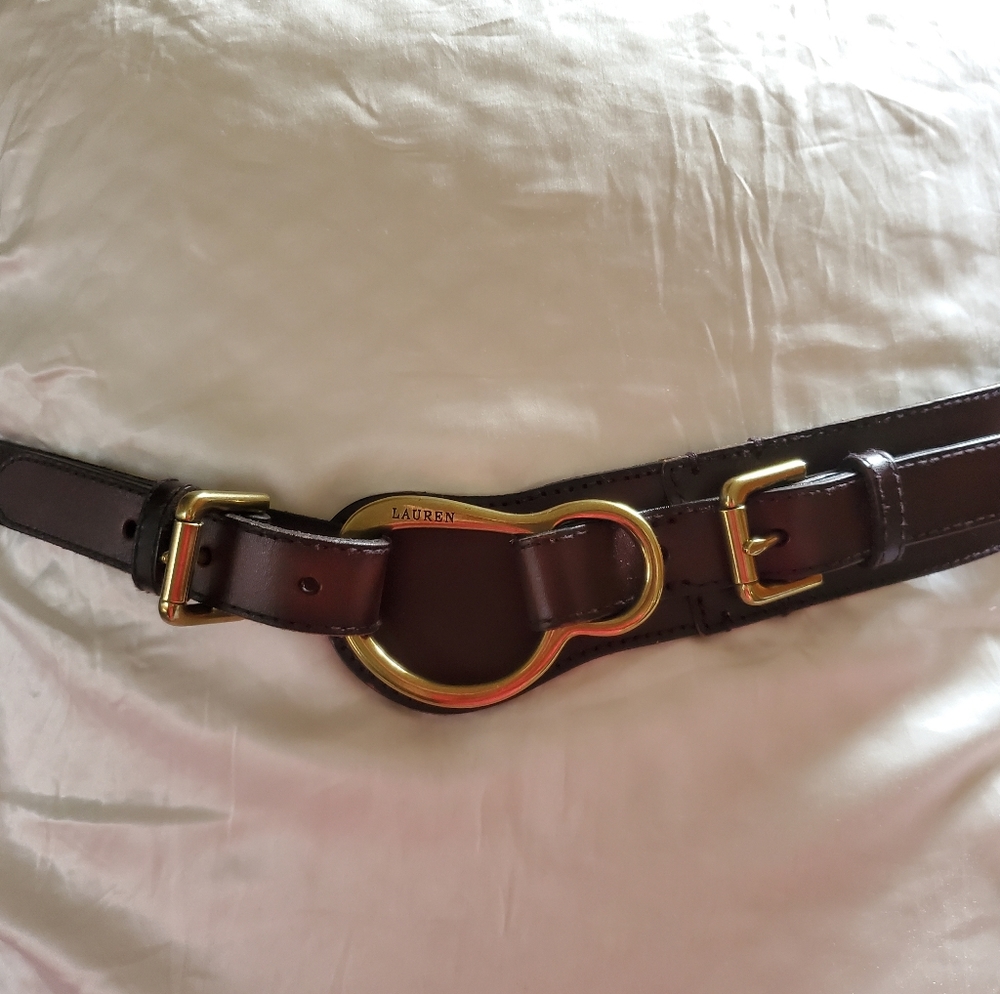 Ralph Lauren Equestrian Belt Brown Medium